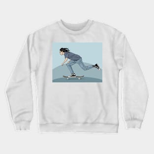 Blue Push Crewneck Sweatshirt